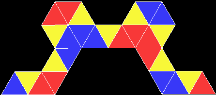 Triangle fractal 3 split image 3