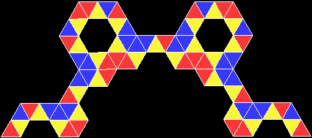 Triangle fractal 3 split image 4