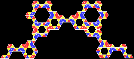 Triangle fractal 3 split image 5