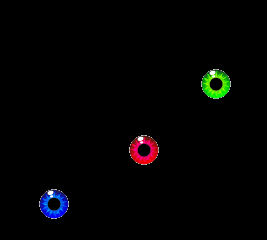 A fractal based on juggled eyeballs