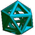 An animated gif of an icosahedron