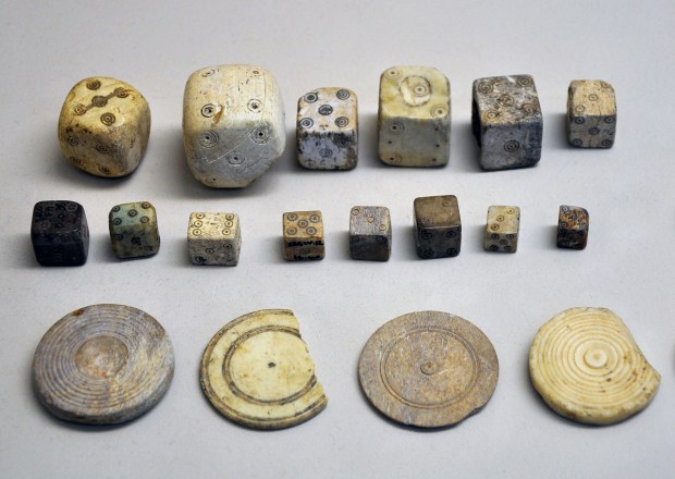Dice from ancient Rome
