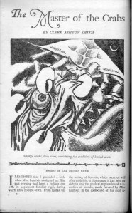 Master of the Crabs from Weird Tales