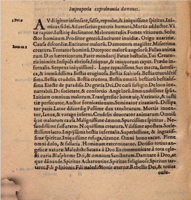 Vituperation from the Flagellum Daemonum (1644)