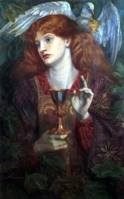 Dante Gabriel Rosetti, The Damsel of the Sanct Grael (1874)