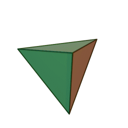 Rotating tetrahedron